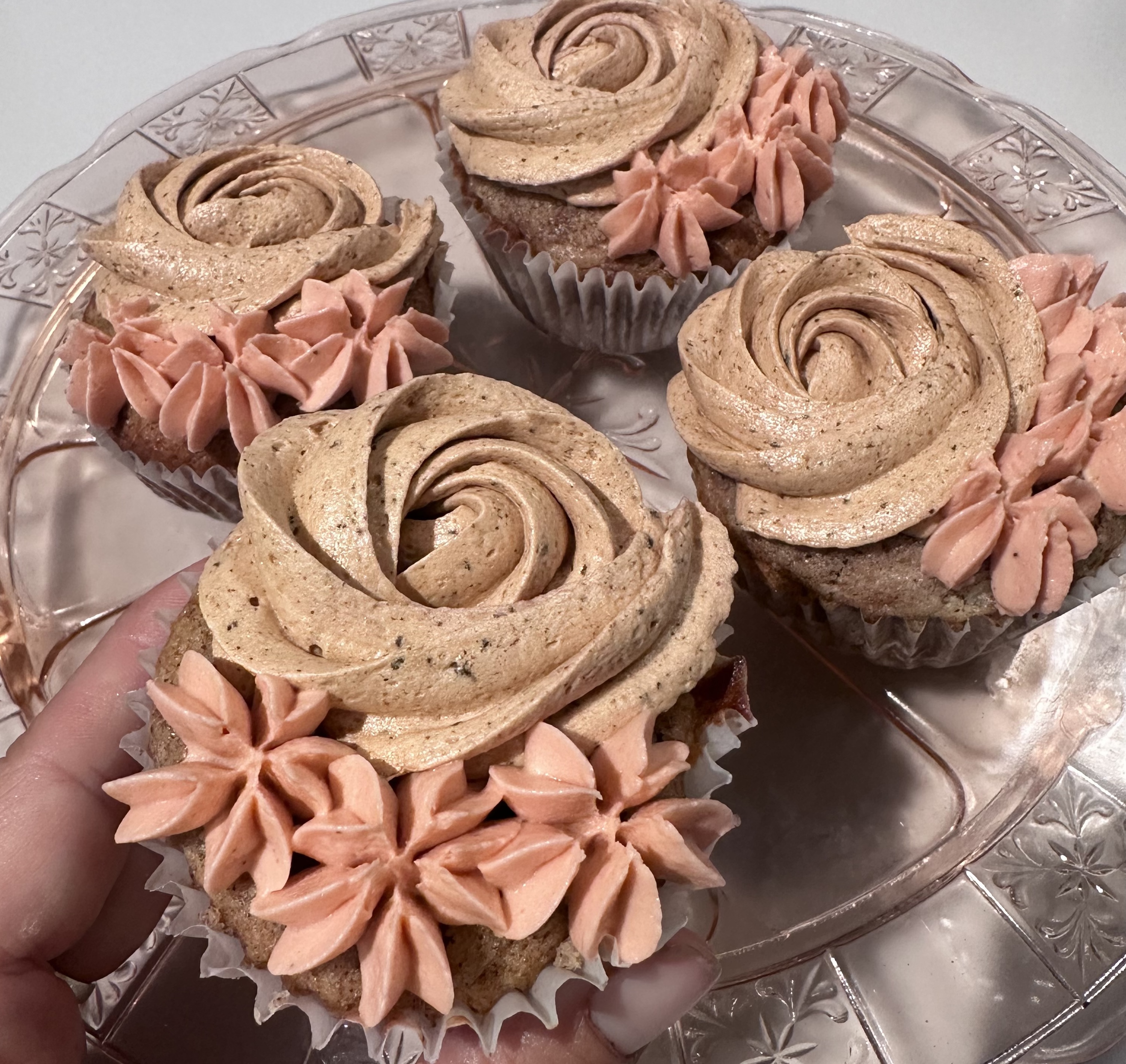 Salted Caramel Chai cupcake